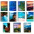 CADERNO PAISAGEM 1X1 80 FLS UN.