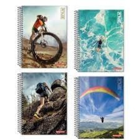 CADERNO UNIVERSITARIO 80FLS ONLY 1X1 1MAT UN.