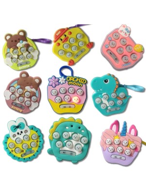 CHAVEIRO POP IT COM LED 5CM UN. GOLDEN RIO