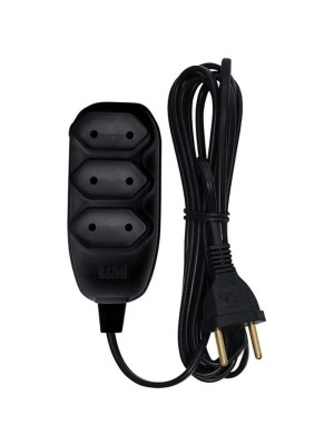 EXTENSAO PT PL 2X0,75MM 1,5M UN. LIDER PLUS