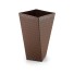 VASO TWISTER RATTAN MEDIO 20L COFFEE UN.