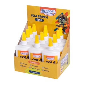 COLA BRANCA LIQUIDA DP C/12PCS 90G UN.