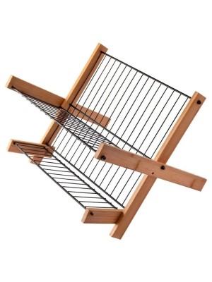 ESCORREDOR LOUÇA BAMBU E FERRO 37,6X29X2,5CM UN. CLINK