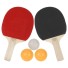 RAQUETE PING PONG COM KIT C/3 BOLINHAS UN. REDE SUL