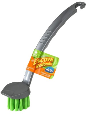 Escova de Limpeza Redonda Cabo Ergonômico e Limpeza Perfeita