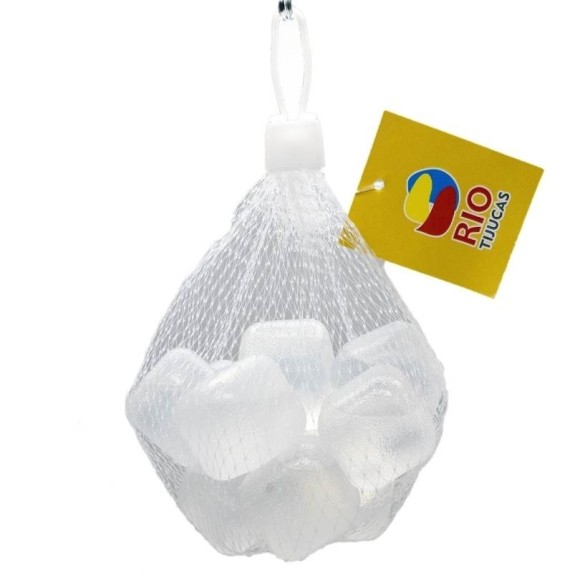 GELO ARTIFICIAL DE PLAST. KIT C/10 PCS UN. RIO TIJUCAS