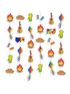 CORTINA DECORATIVA FESTA JUNINA 1M UN. POPPER