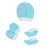 TOUCA, LUVA E SAPATO KIT C/3PCS UN. PALMINHA CONFECCOES