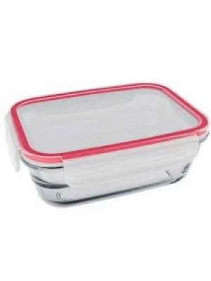 POTE DE VIDRO COM TAMPA 550ML UN. GM GOLD