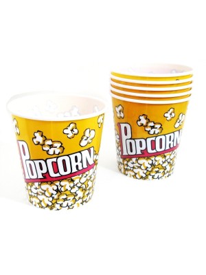 BALDE DE PIPOCA 14.5X10X14.5CM UN. GM GOLD