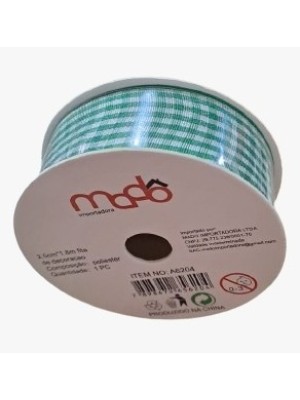 FITA PARA LACO SINTETICA POLIESTER 2,5CMX1,8M UN. MADO