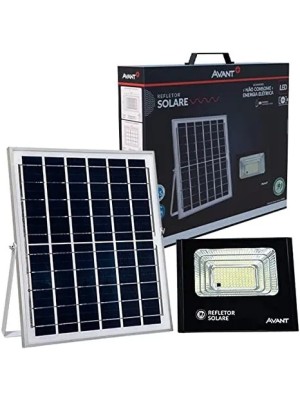 REFLETOR LED SOLARE COM SENSOR DE PRESENÇA 40W 6500K UN. AVANT