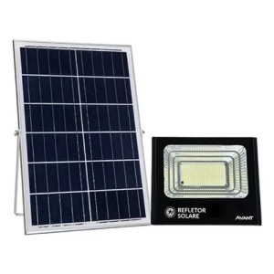 REFLETOR LED SOLARE COM SENSOR DE PRESENÇA 100W 6500K UN. AVANT
