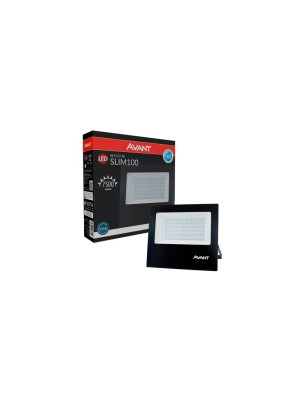 REFLETOR LED SLIM 100 7500 LUMENS 6500K LUZ BRANCA 259601373 UN. AVANT