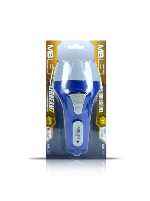 LANTERNA 14,5CM RECARREGAVEL C/7 LEDS BIVOLT UN.