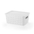 CESTO PRATICO 7 LTS RATTAN BRANCO UN.