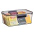 ORGANIZADOR 2,1L CLEAR 22X16,5X9CM UN.