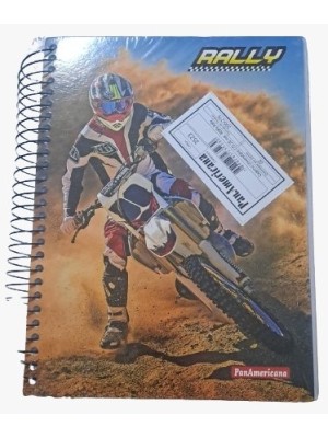 CADERNO UNIVERSITARIO 400FLS CD RALLY 20X1 UN.