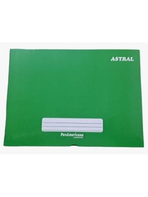 CADERNO CARTOGRAFIA 96FLS COSTURADO CD VERDE HORIZ. UN.