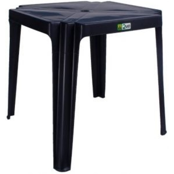 MESA PLASTICA PRETA 70X71X70CM UN.