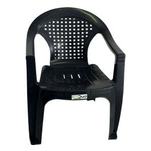 POLTRONA VIVIANE PRETA 60X58X58CM UN.