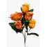 BUQUE FLOR ROSAS 5 GALHOS 36X13X11CM UN. TOP IMPORTADORA