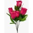BUQUE FLOR ROSAS 7 GALHOS 36,5X17X10CM UN. TOP IMPORTADORA