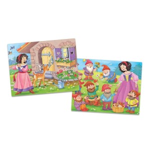 QUEBRA CABECA C/2 JOGOS BRANCA DE NEVE C/160 PCS UN. TOIA BRINQUEDOS