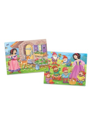 QUEBRA CABECA C/2 JOGOS BRANCA DE NEVE C/160 PCS UN. TOIA BRINQUEDOS