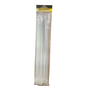 ABRACADEIRA DE NYLON 50PCS BRANCO 7,00X500MM UN. CASCAVEL