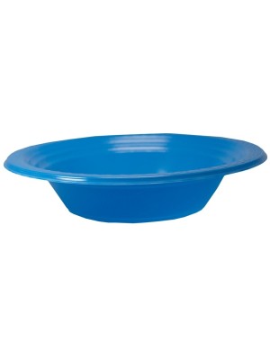 Prato Descartável Fundo 15cm Sobremesa Azul Neon