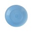 PRATO PLASTICO RASO 15CM C/10PCS AZUL NEON UN. FORFEST