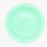 PRATO RASO 15CM C/10PCS VERDE CANDY UN. FORFEST