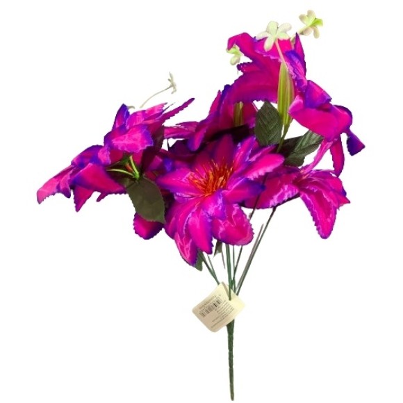 BUQUE 35CM C/ 7 FLORES UN. GM GOLD