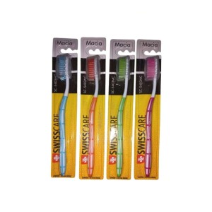 ESCOVA DENTAL PACOTE C/12PCS ADULTO MACIA-SWISSCARE UN.