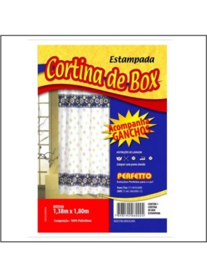 CORTINA DE BOX ESTAMPADA 1.38X1.80