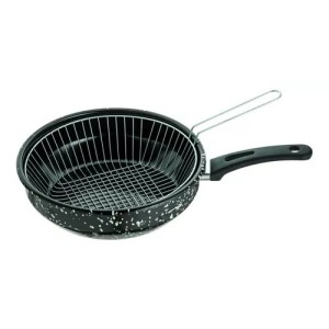 FRIGIDEIRA COM CESTO N22  ESMALTADA UN.  METALSILVA