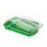 PORTA TALHER GOLD C/ TAMPA 22X33,8X4CM DE PLAST.