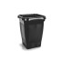 VASO COLUNA 13,5L PRETO DE PLAST.