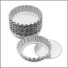 FORMA TORTINHA CRESPA C/ FUNDO REMOVIVEL C/3 PCS UN.