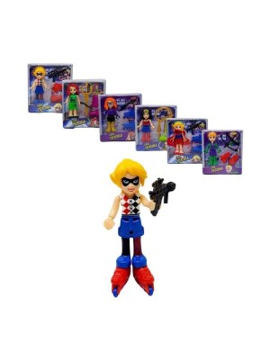 BONECA MONTA E DESMONTA LIGA DA HEROINA PLAY BOX UN. WELLMIX