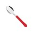 COLHER CHA INOX LEME VERMELHO UN. TRAMONTINA