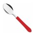 COLHER MESA INOX LEME VERMELHO UN. TRAMONTINA
