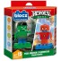 DUPLA BONECOS GREEN BLOCZ + SPIDER BLOCZ UN. ZUCATOYS