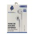 FONE DE OUVIDO ESTÉREO COM MICROFONE UNIVERSAL UN. JMD IMPORTS