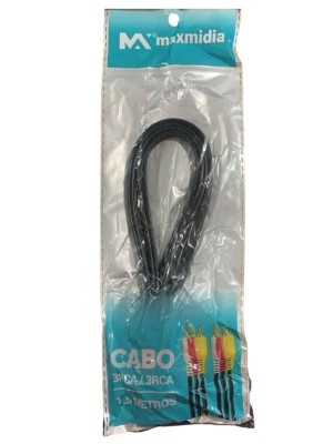 CABO AUXILIAR 3RCA/3RCA 1,5M UN. JMD IMPORTS