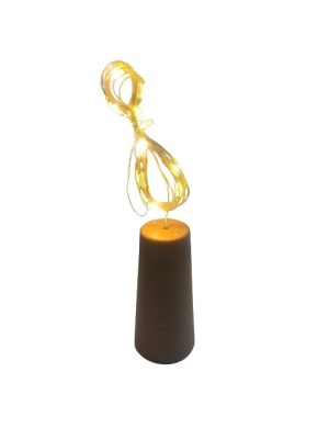 PISCA ROLHA BRANCO QUENTE LED A PILHA UN. ZEIN