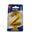 VELA CONCEPT METALLIC DOURADA N 2 - (4560) UN. CURIFEST