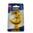 VELA CONCEPT METALLIC DOURADA N 3 - (4561) UN. CURIFEST