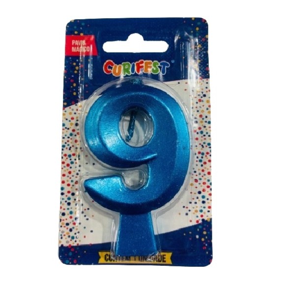 VELA CONCEPT METALLIC AZUL N 9 - (4557) UN. CURIFEST